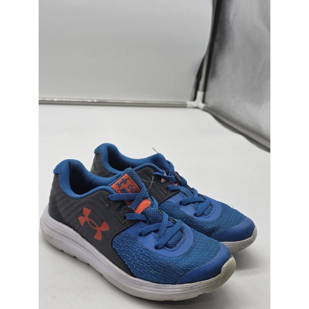 Under Armour Shoes Kids 11K Blue outhustle Running Athletic Sneakers 3024830-404
